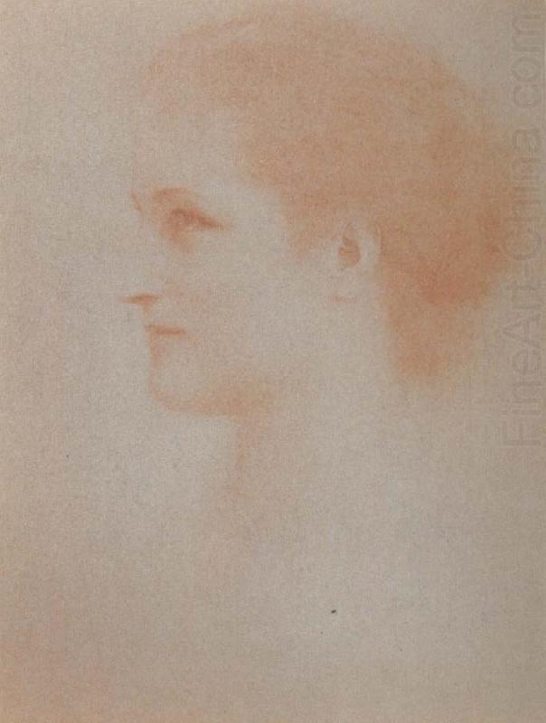 Fernand Khnopff Portrait of Countess Henri D Oultremont china oil painting image